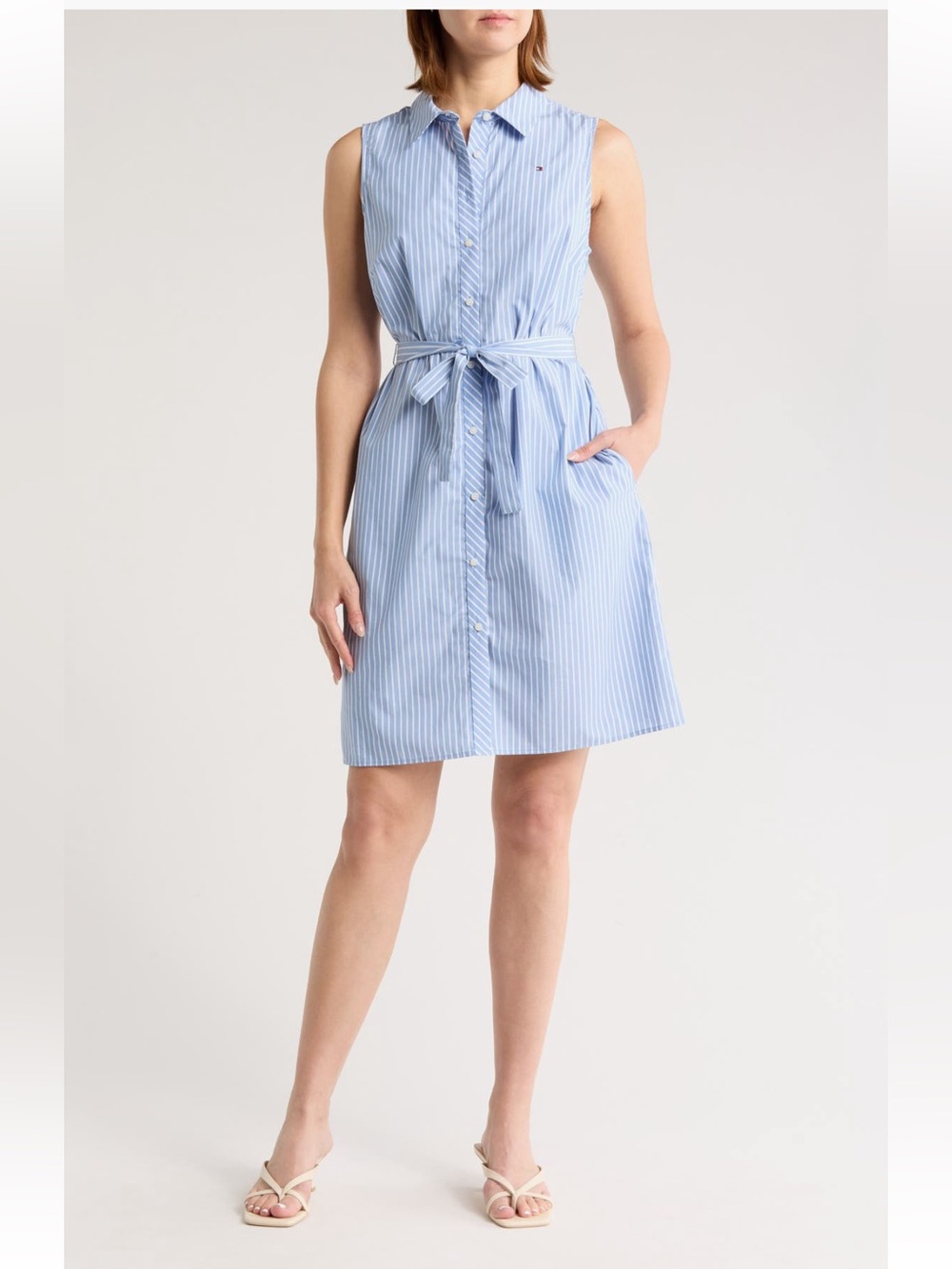 Tommy Hilfiger Sleeveless Shirt Dress